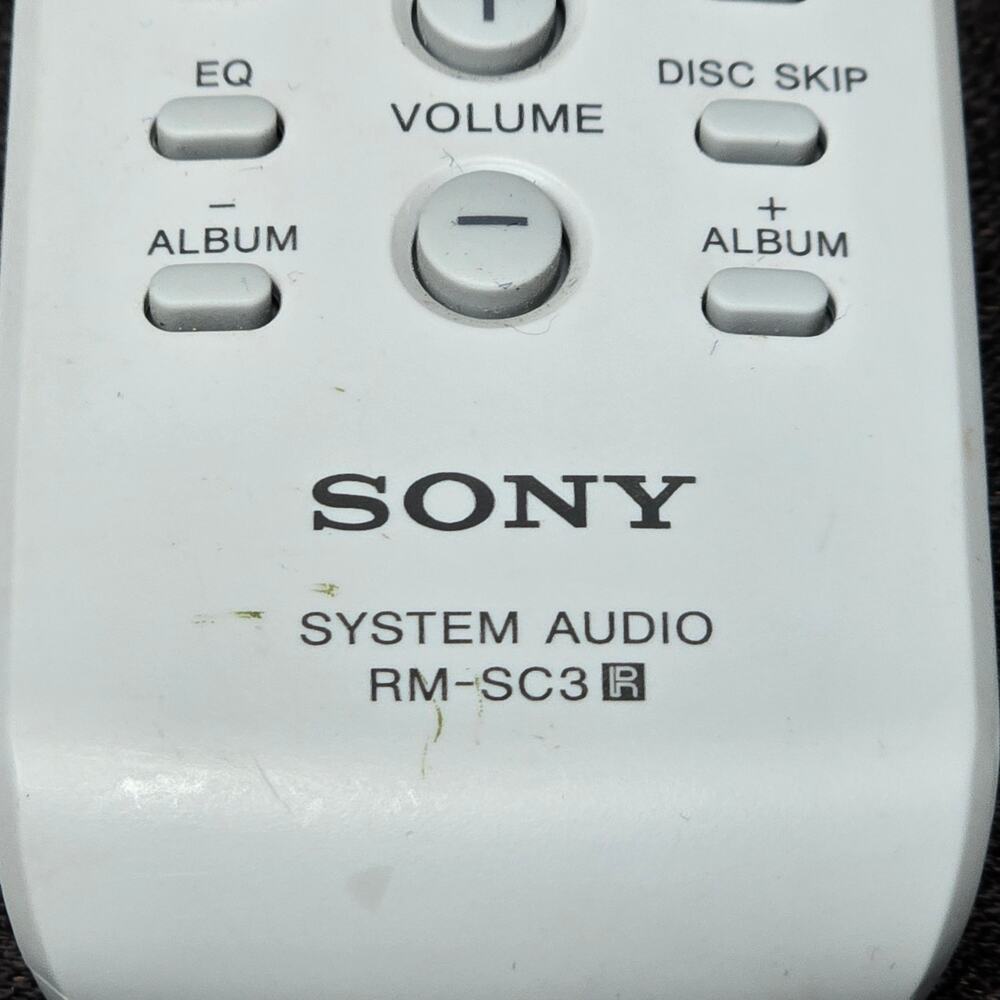 Genuine Sony RM-SC3 System Audio Remote Control Sony Mini Hi-Fi Stereo System - Picture 2 of 6